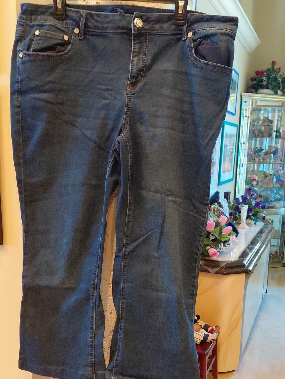 Apt. 9 Dark Blue Flare Jeans